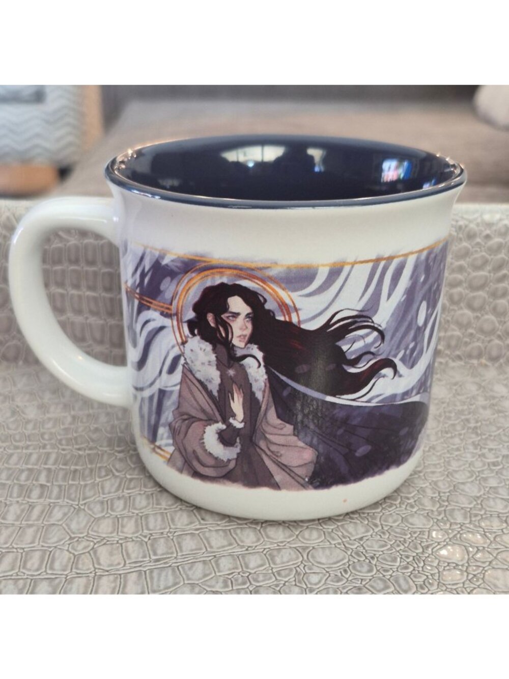 The Bear And The Nightingale Ceramic Mug With Artwork By Monolimeart 14 Oz